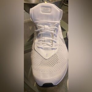Size 13 - Nike Air Max Flyknit Racer Next Nature Low Pure Platinum Used Worn 3x